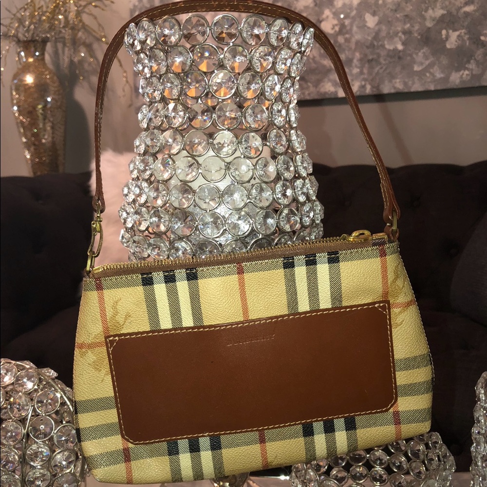 Authentic Leather Burberry Wristlet